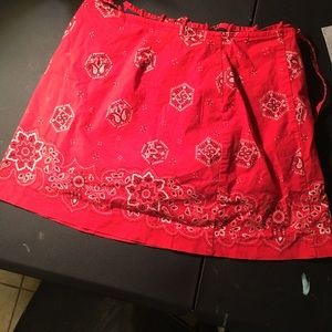 Bandana print skirt